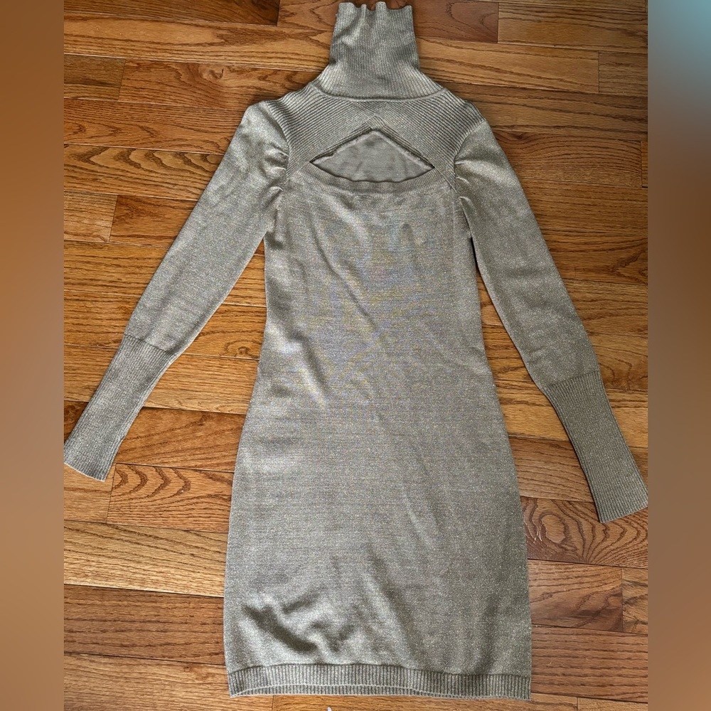 Derek Heart Gold Bodycon Dress